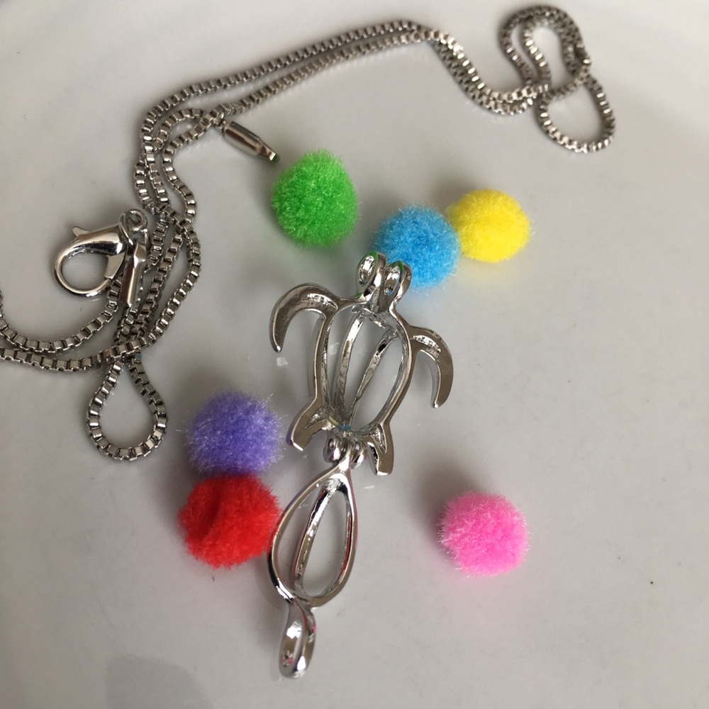 Small turtle aromatherapy diffuser locket - Picture 5 of 8
